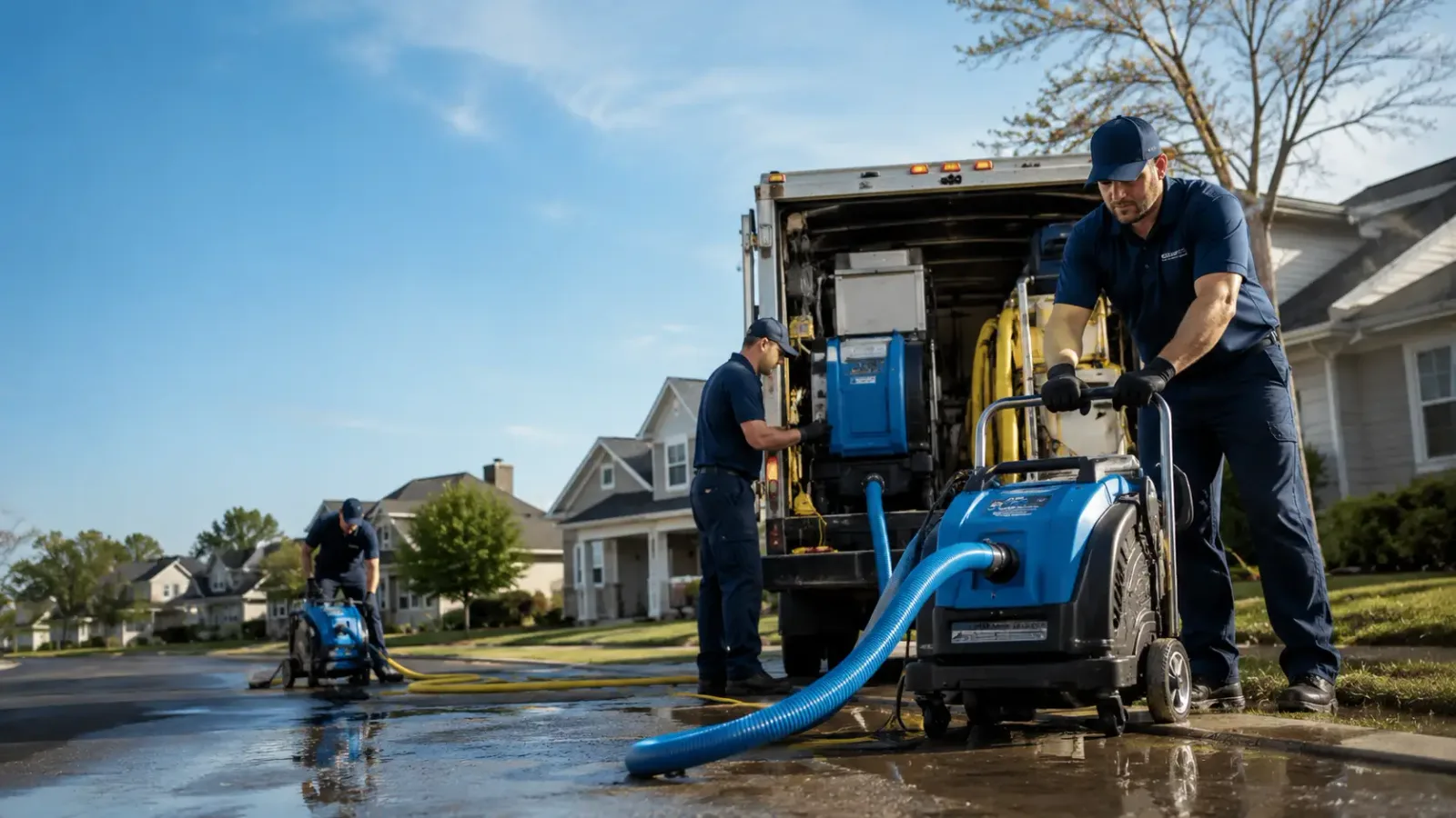 Flood Damage Cleanup in Artesia Wells, TX